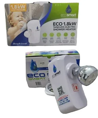 Ecosmart Tankless Shower Water Heater For Homes With Low Pressure Water 1.8 Kw • $129.99