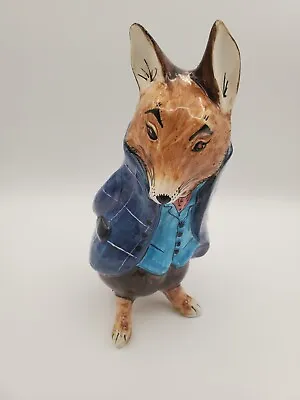 Fabulous 1960s David Sharp Ceramics Fox Rye Signed Numbered RARE England • £451.22