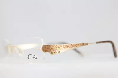 New Flair 173 Col964 Rimless Eyeglasses Nos Made In Germany • $145