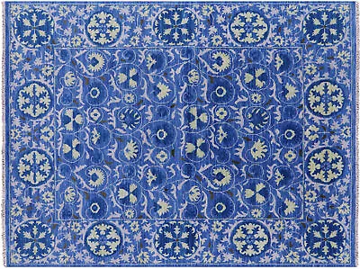 $3263.40 • Buy Hand-Knotted William Morris Wool Rug 8' 3  X 10' 4  - Q13605