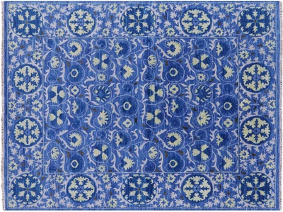$3263.40 • Buy Hand-Knotted William Morris Wool Rug 8' 3  X 10' 4  - Q13605