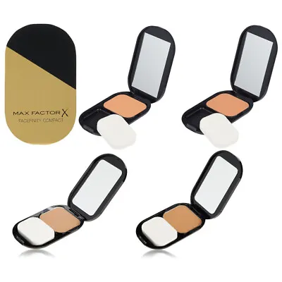 Max Factor Facefinity Compact Foundation 10g - Brand New - Choose Your Shade • £8.99