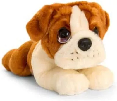 Keel Toys Bulldog 32cm Soft Toy Plush Signature - Childrens Lovely Cuddle Puppy  • £14.99