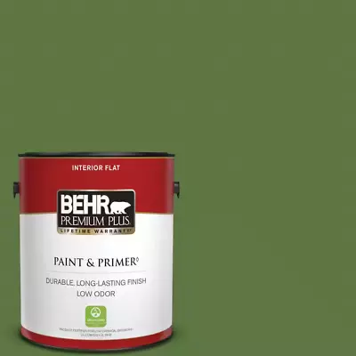 1 Gal. #420D-7 Dill Pickle Flat Low Odor Interior Paint & Primer • $44.35