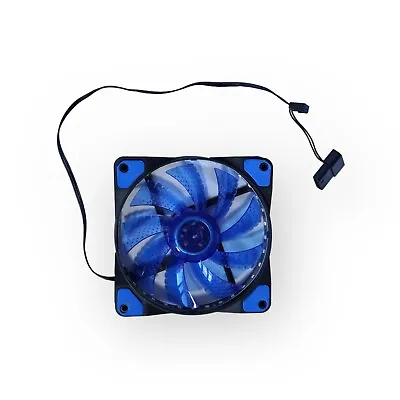 Xinmai 120mm Computer Case Fan BLUE RGB Lights 3-Pin Connector With Molex • $7.99