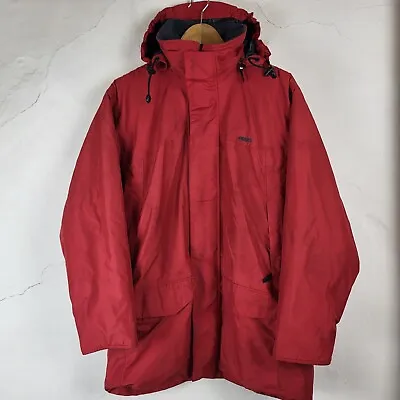 Musto Snugs Mens Small Waterproof Insulated Jacket Red Outdoors Hiking Trek • $40.68