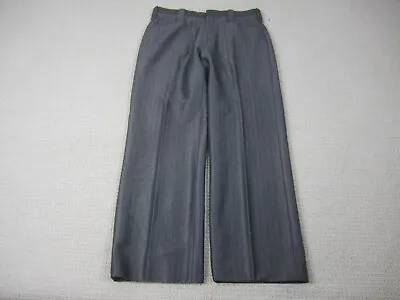 VTG Circle S Pants Mens 32 Gray Shiny Western Rockabilly Slacks 32x29 (actual) • $24