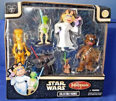 The Muppets Star Wars Collectible Figures - Disney Parks 2008 - BNIB • £45