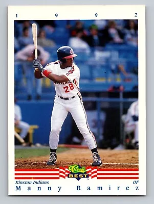 1992 Classic Best - Manny Ramirez - RC - Rookie - #155 - Cleveland Indians • $1.49