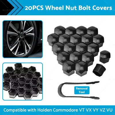 Suitable For Holden Commodore VB To VZ 20PCS 19mm Wheel Nut Lug Bolt Covers Caps • $13.70