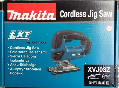 NEW IN BOX Makita XVJ03Z 18V Cordless Battery Jigsaw  6 Blades LXT 18 Volt • $119.97