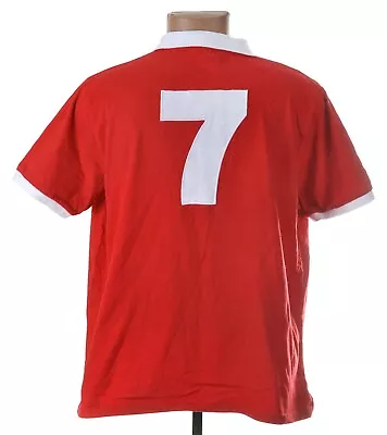 Manchester United 1968 Home Football Shirt Xl #7 Best Reissue • $32.99