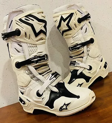 Alpinestars Tech 10 Boots - Size 10 - Nice Condition! Athlete Only! Mx Motocross • $269.99