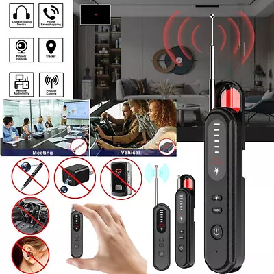 Anti-Spy Camera Wireless RF Detector GSM Bug GPS Tracker Finder Scanner Device • $24.48