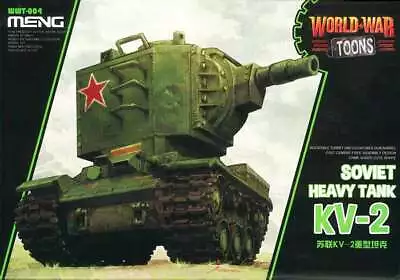 Meng Model Misc KV-2 Soviet Heavy Tank 'World War Toons' #WWT004 📌USA📌 • $22.98