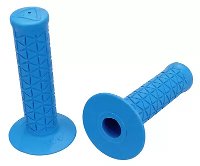 AME Old School BMX Bicycle Grips - TRI - MAUI BLUE • $18.99