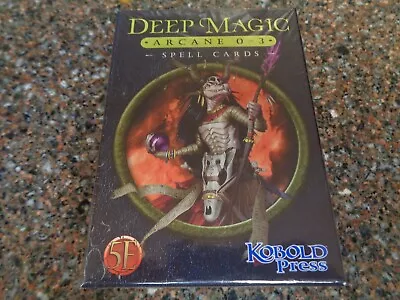 $55.76 • Buy Deep Magic Spell Cards: Arcane 0-3 D & D (Sealed, New) Dan Dillon Kobold Press