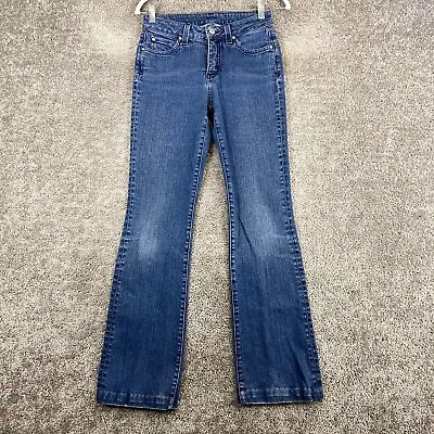 Miracle Body Bootcut Jeans Women's Size 2 Blue Low Rise 5-Pocket Medium Wash • $15.16