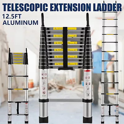 20.3Ft Aluminium Telescopic Extension Ladder Heavy Duty Multi-Purpose Non-Slip • $83.90