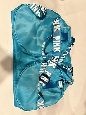 New Victoria's Secret VS PINK Duffle Sport Gym Bag Teal Color • $13.99