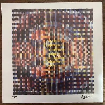 Yaacov Agam Authentic Agamograph  Visual Welcome   Hand Signed Kinetic Art 51/99 • $1799