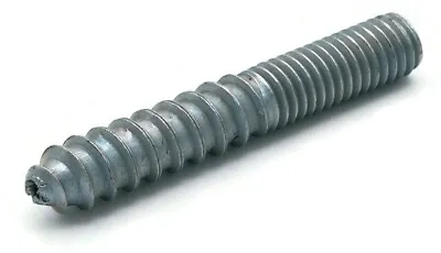 Zinc Plated Steel Hanger Bolts 1/4 -20 Machine Thread With Lag Screw Threading • $31