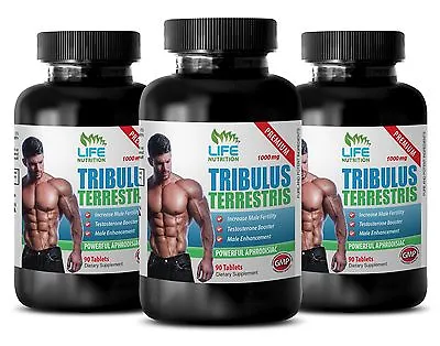 Testosterone Booster Alpha Test - TRIBULUS  EXTRACT 1000MG 3B - Tribulus Herb  • $56.35