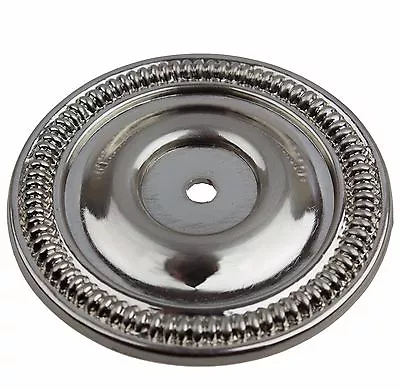 GlideRite 2-1/2  Round Ring Back Plate Cabinet Hardware Satin Nickel - 5060-SN-1 • $3.89
