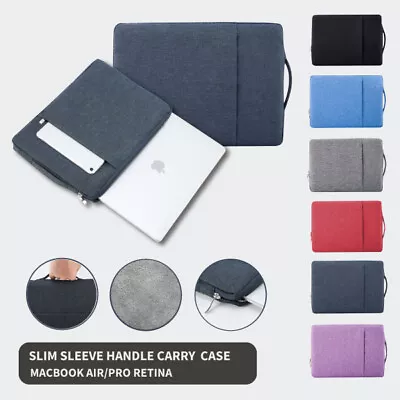 $17.17 • Buy Slim Laptop Sleeve Handle Bag Carry Case 13  Inch For MacBook Air Pro Retina
