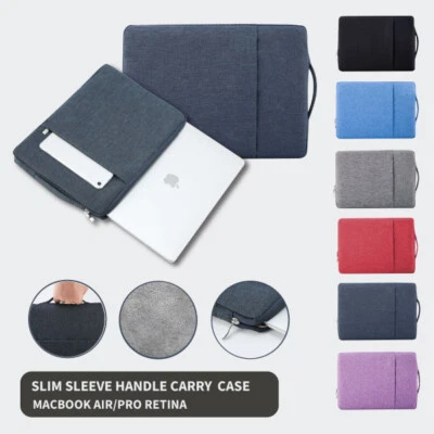 $18.46 • Buy Slim Laptop Sleeve Handle Bag Carry Case 13  Inch For MacBook Air Pro Retina