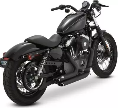 Vance & Hines Shortshots Staggered Full Exhaust System Black #47219 • $599.99
