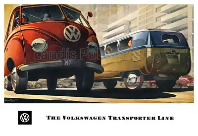 1953-54 Volkswagen - VW Transporter Poster • $19.95