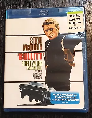 Bullitt (NEW Blu-Ray 1968) Steve McQueen Crime Thriller Classic Car Chase • $9.99