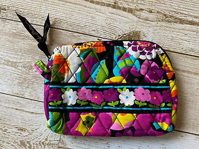 New Vera Bradley Small Cosmetic Bag In Va Va Bloom • $35