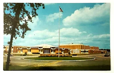 1960s Millville Senior High School NJ Postcard Holly City Parking Lot Vintage • $8.50