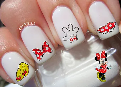 It's Minnie Mouse Nail Art Stickers Transfers Decals Set Of 46 - A1220 • $4.50