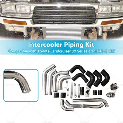 Intercooler Piping Kit Suitable For Toyota Landcruiser 80 Series 4.2 1HDT-H 1HZ • $510.29