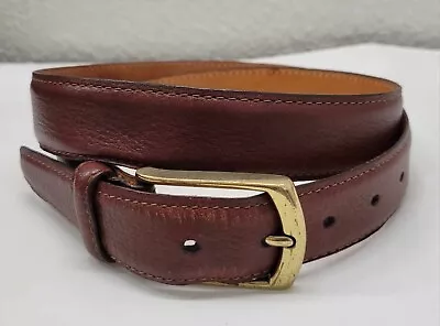 Martin Dingman Mancheste R Grain Leather Belt 80/32 Made By Hand In America USA • $39