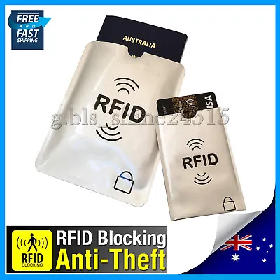 $1.95 • Buy RFID Blocking Secure Sleeve Passport Credit Card AntiScan Protect Case Holder 