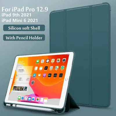 $16.95 • Buy Smart Silicon IPad Case Cover&Pen Holder For Apple IPad 9th 8/7th 6th Gen Mini6
