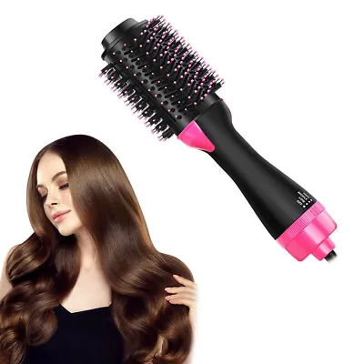 Hot Air Style Curler Hair Dryer Styling Roll Hair Brush Comb Hairdryer AU Stock • $37.66