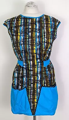 £24.99 • Buy TRUE VINTAGE 50s FULL APRON / PINNY COTTON. ABSTRACT, MULTICOLOURED. ONE SIZE