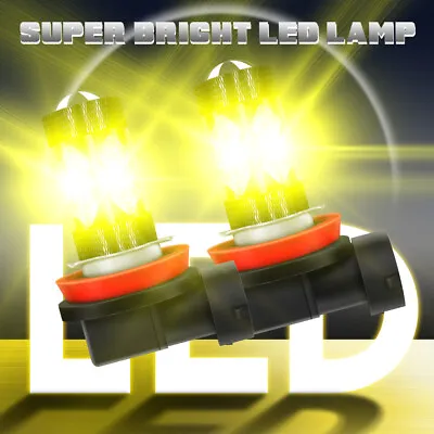 H11 H8 H9 H16 LED Fog Light Bulb Dual Color  3K Yellow • $15.99