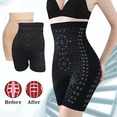 Women's Tummy Control Shorts High Waist Slimming Body Shaper Shaping Underwear • £4.35