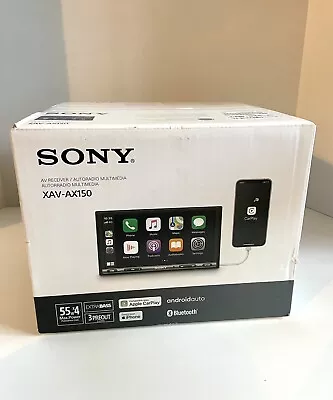 New Sealed Sony XAV-AX150 Bluetooth Android Auto Apple CarPlay Multimedia • $199.99