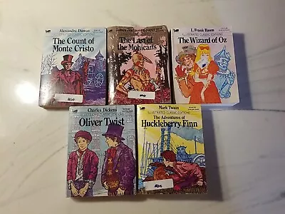 Lot Of 5 Moby Books Illustrated Classic Editions Vintage Mini Paperback Books • $5
