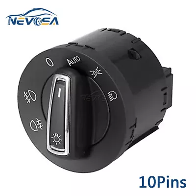 Headlight Switch Auto Fuction For VW MK7 GOLF GTI Audi 5GG941431D/18G941431A • $19.99