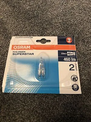 £2 • Buy OSRAM Halogen Lamp Halopin Eco G9 2000 Hours Capsule