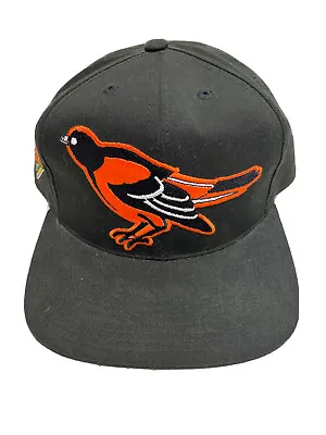 Vintage Baltimore Orioles MLB Baseball Snapback Genuine Black Hat Cap • $59.99