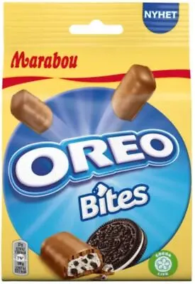 Marabou Oreo Chocolate Candy Bites With Cookie Crisps Sweets 145g • $24.15